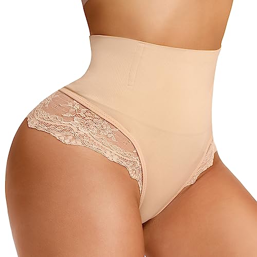 Hmq Tummy Control Thong Shapewear For Women Slimming Mid Waistd Girdle Panties Seamless Shaping Thong Body Shaper Underwear #TOP6