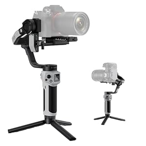 ZHIYUN CINEPEER Weebill 3E, 3-Axis Lightweight Gimbal Stabilizer for DSLR & Mirrorless Camera Canon/Sony/Panasonic/Nikon, 3KG Payload, Native Vertical Shooting, Bluetooth Shutter Control