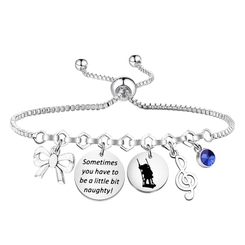 BLEOUK Matiildda Charm Bracelet The Musical Jewelry Musical Fans Gift Sometimes You Have To Be A little Bit Naughty