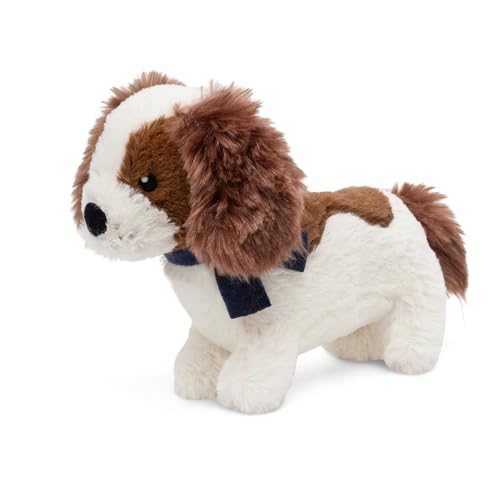 Fuzzl Charlie der King Charles Spaniel Plüschhund und Welpenspielzeug - Interaktives Hundespielzeug mit Quietscher und strapazierfähigen Nähten für kleine und große Hunde Quietschendes Hundespielzeug
