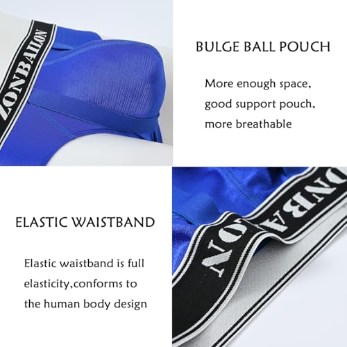 Men's Sexy Underwear Briefs with Bulge Pouch Stretch Low Rise Breathable Briefs4