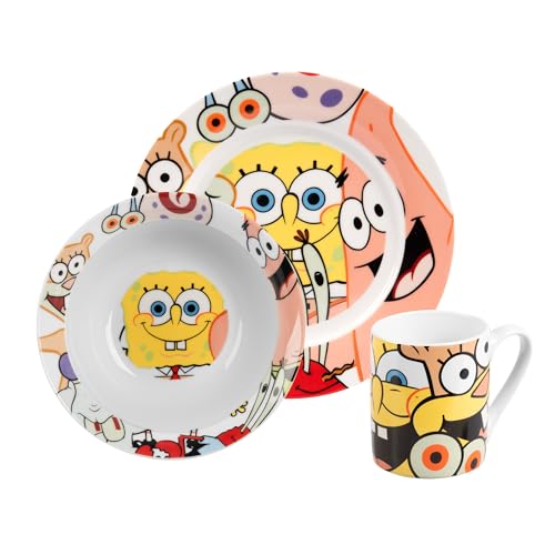 United Labels Spongebob Schwammkopf Frühstücksset Kinder, mit...