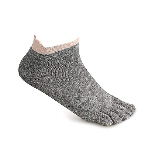 Meaiguo Toe Socks No Show Cotton Low Cut Five Finger Socks Athletic for Women