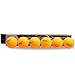 Egurs - Set di 6 palline da ping pong standard internazionale, colore: Arancione