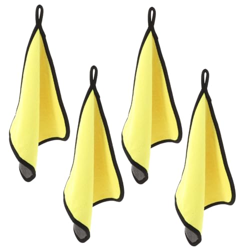 Totority Professional Billiard Cue Cleaning Cloth 4 Pack Snooker Towel Pool Cue Shaft Cleaner Fleece Material Easy to Use