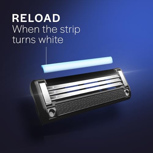 Gillette Mach3 Charcoal Men Shaving Razor Blades - 4S Pack Count (Cartridge)