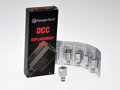 Kang depósito secundario del tanque 0.5ohm Sub Ohm OCC Bobinas Pack de 5