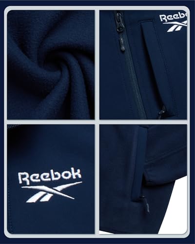 Reebok Boys Polar Fleece Jacket Weather Resistant Hooded Zip Up Coat - image 4