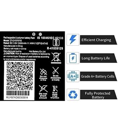 Image of ZT-GY974745 Battery for Jio WiFi Dongle JMR815 JMR1040 Wireless Router Battery with 6 Month Warranty**** (N65)