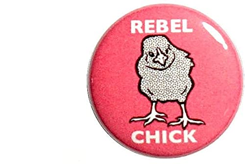 OuterspacebaconPunk Rock Pin for Backpack Button Tough Rebel Chick Funny Cute 1 Inch 46-24