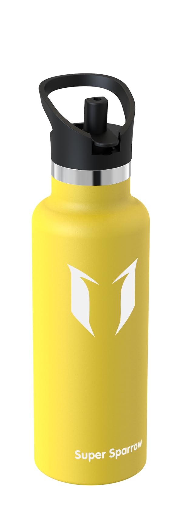 Super Sparrow Borraccia Termica, Acciaio Inox Bottiglia Termica - 350ml, 500ml, 750ml, 1L - Senza BPA Borracce, Borraccia Bambini per Scuola, Sport, Campeggio, Yoga, Palestra, Ciclismo