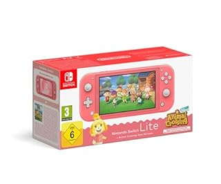 Consola Nintendo Switch Lite Coral + Animal Crossing: New Horizons