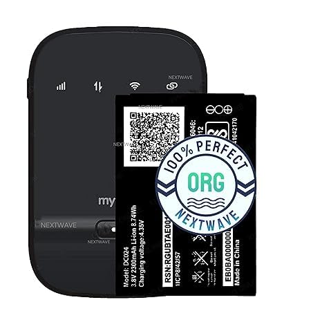 Original 2300 mAh DC024/H12348 Battery for Airtel My WiFi AMF-311WW Wireless Data Card 4G Hotspot (Airtel My WiFi AMF-311WW)