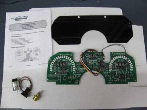 Camaro Digital Gauge Panel White 82-90 Factory Fit Intellitronix White DP4003W