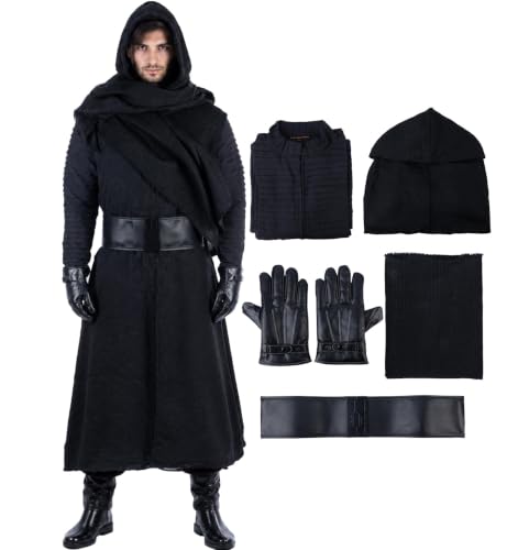 Xcoser Deluxe Men's Kylo Ren Under Tunic Costume for Halloween (Medium)