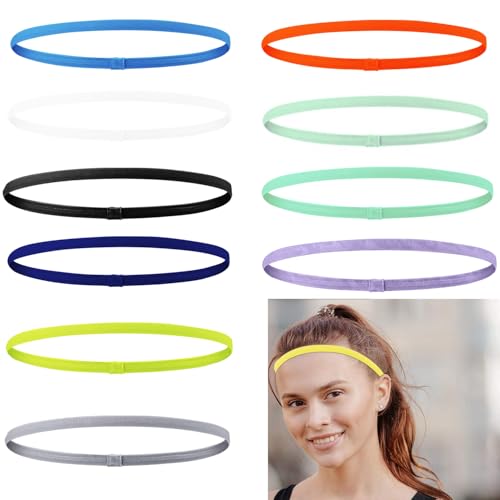Opiniones y reviews de Diademas y cintas para el pelo para Mujer para comprar online. 46 WADY Mini Cintas para el Pelo, 10 Pcs Diadema Deportiva, Antideslizante de Bandas Elásticas para La Cabeza,Mini Headbands de Entrenamiento de Mujer,Bandas para El Cabello...