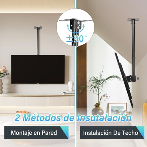 Encuentra la mejor selección de Soporte de tv de techo que puedes comprar esta semana. 23 Imagen adicional