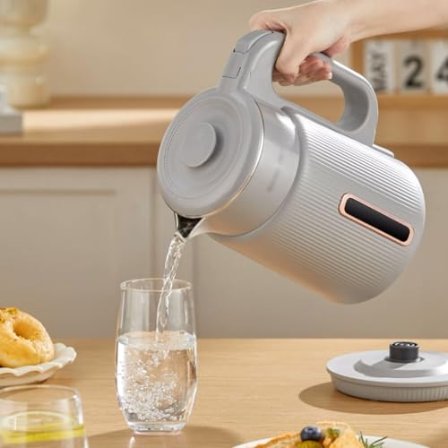 Hervidor eléctrico de acero inoxidable de gran capacidad miniatura 6