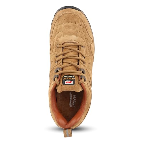 Image of FLYO By Lakhani Vardaan Hiking & Trekking Shoes, Anti-Skid Rubber Sole, Leather Upper, Adventure Series