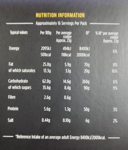Fox's Fabulous Cookies Assortment 364 G (4 Varieties) | A Selection of Milk, White, Dark Chocolate Chunk Cookies, and Half Coated Milk Chocolate Chunk Cookies
