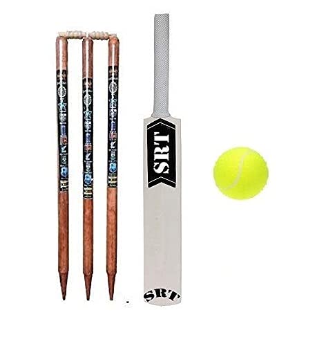 SRT STELO Wooden Cricket Kit for Tennis Ball Combo for Age Group 10-12 Years, Size 4 (B08RHX4SSP) Amazon Price History, Amazon Price Tracker