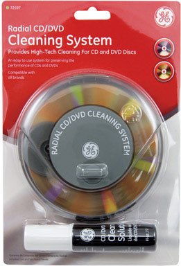 CD/DVD CLEANING SYSTEM by GE MfrPartNo 725973