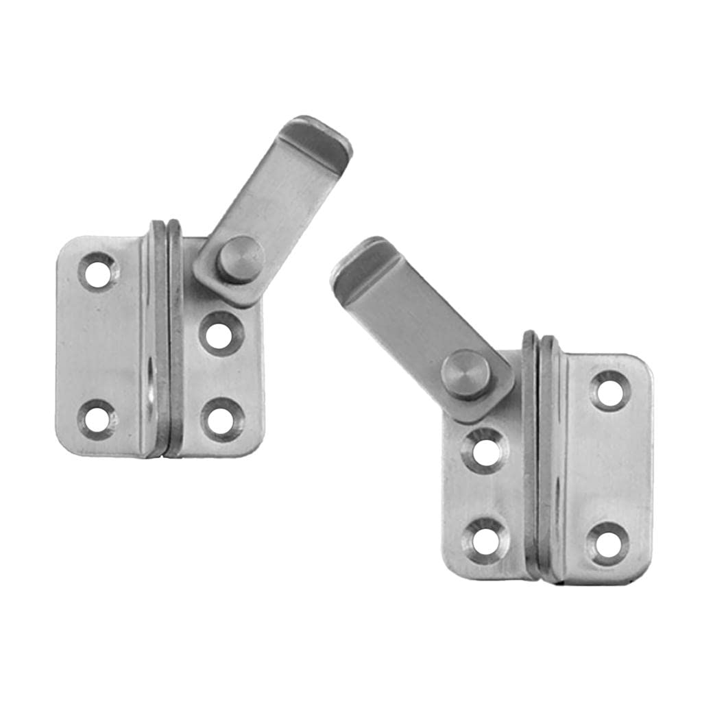 CALANDIS Stainless Steel Hasp Cabinet Door Latch Security Lock Hardware Left Open