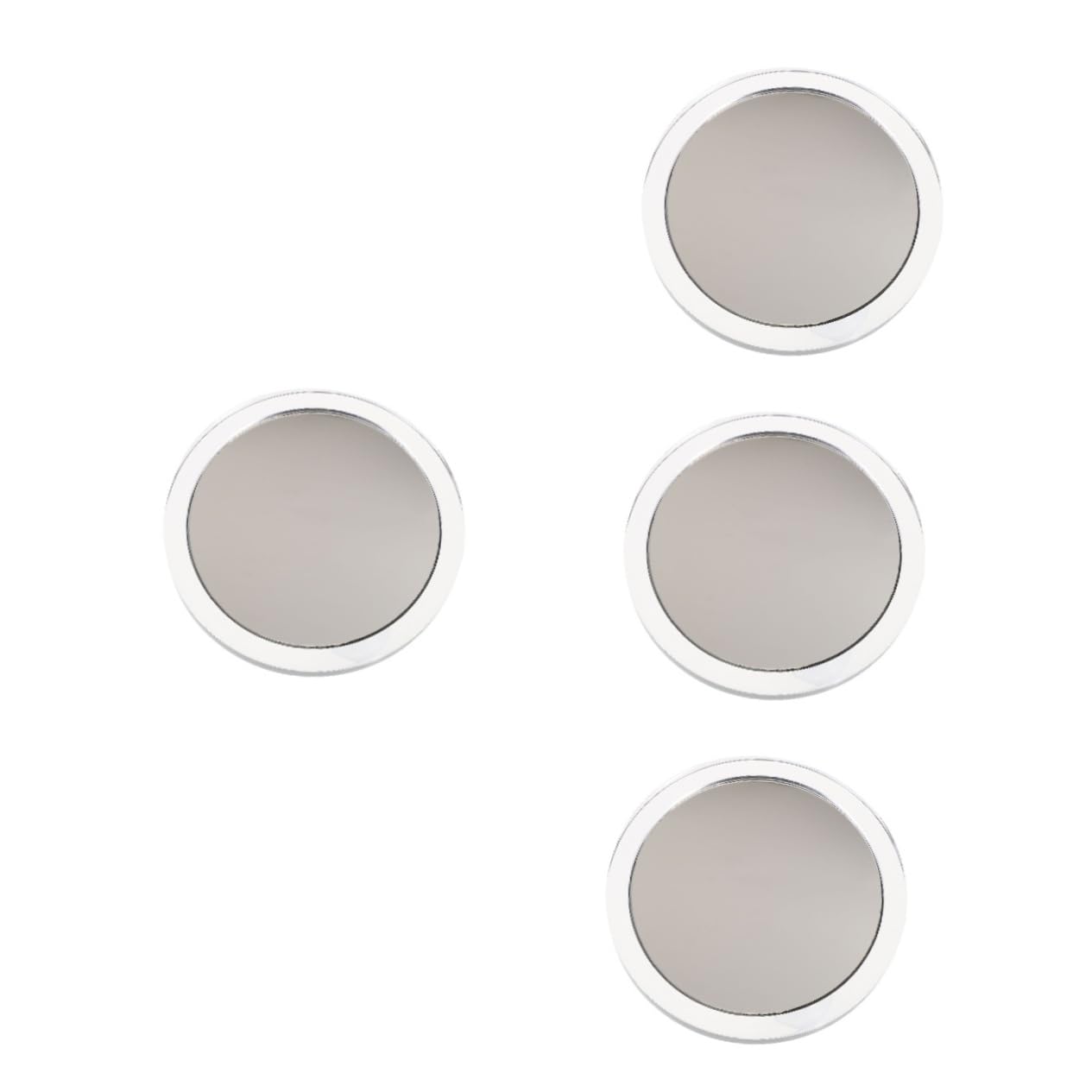 FRCOLOR 4 Espejos de Maquillaje con Ventosa para Mujer, Espejo de Maquillaje, Espejo de baño, Espejo de Aumento, Espejo de 20 aumentos, práctico Lupa de Afeitar, Viajes
