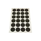 Neoflex® Selbstklebstoff Flexible Neodym - Punkte Für Kunst, Kunsthandwerk, Modellherstellung, Diy und Hobbys - 30mm Durchmesser - 27 Pro A5 - Blatt