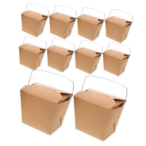 POPETPOP 50 Stück Chinesische Essensboxen Papierbehälter