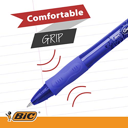 Bolígrafo BIC Gel-ocity Illusion 0.7 mm Pack 12 Negro miniatura 5