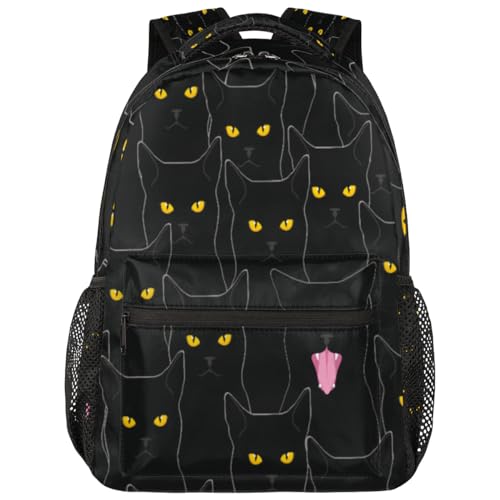 Cat Face School Backpack Multi-purpose Travel Laptop Hiking Gym Backpack with Adjustable Shoulder Strap for Women Men Boys Girls4