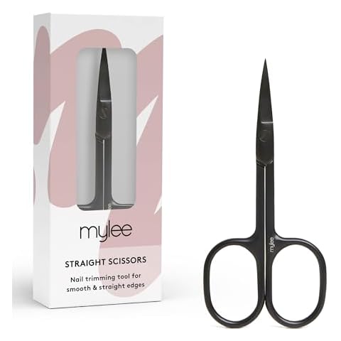 Mylee Professional Matte Black Nail Scissors Cover