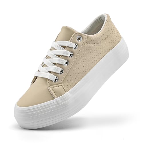 Sneakers mode en cuir PU sharllen avec finition soignée