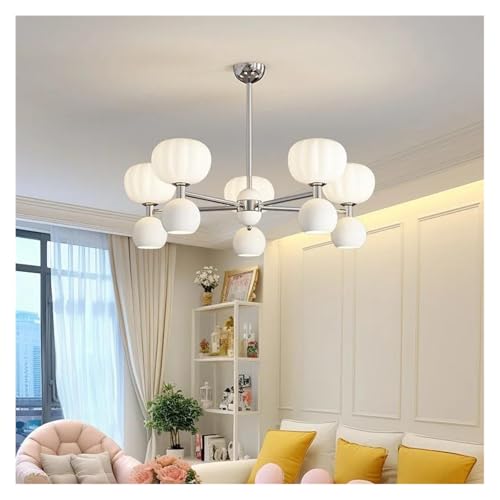 Lampe citrouille médiévale blanche pour illuminer vos dîners de salon