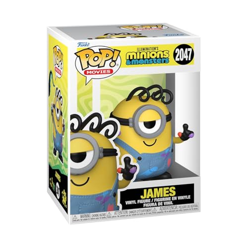 Funko POP! Movies: Minions & Monsters - James - Figura in vinile da collezione - Idea regalo - Prodotto ufficiale - Giocattoli per bambini e adulti - Modello di figura per collezionisti