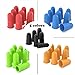 Silicone Fingers Tip Fingers Covers 50 Pieces Silicone Finger Pads Hot Protectors Thimbles for Counting Collating Sorting Tasks and Sewing Assorted Sizes Office Supplies