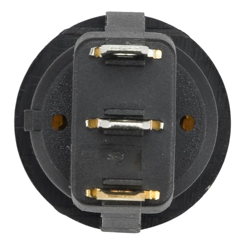 Interrupteur à bascule tripolaire 20mm 220V 12V vert pour tableau électrique