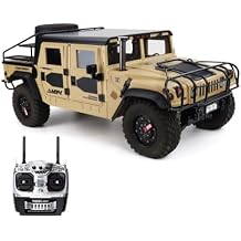 1/10 US GM Hummer H1 Military Truck 4WD Crawler RTR HG-P415A Pickup Pro Desert