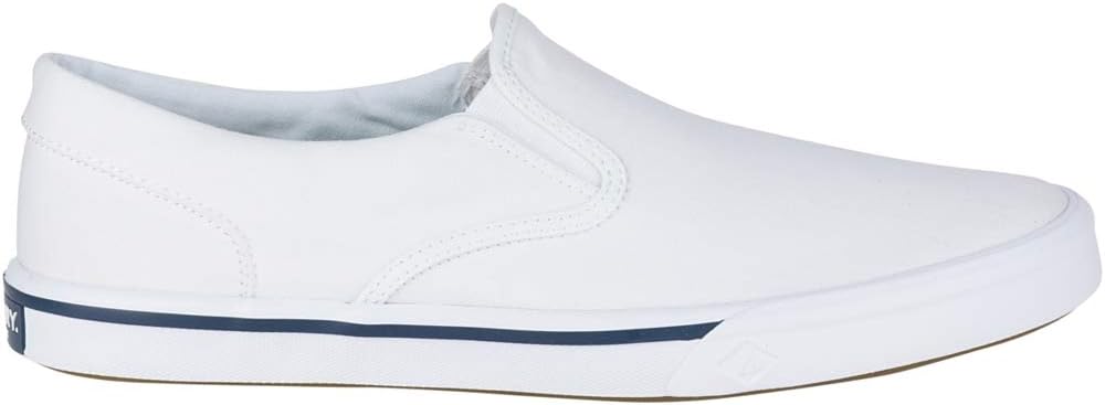 SPERRY Men's Striper II Slip-on Sneaker 12 Sw White