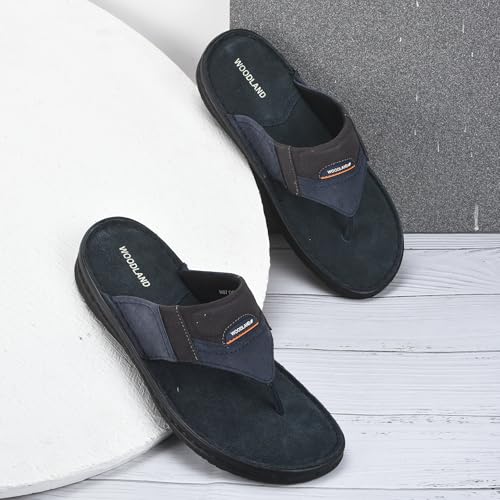 Image of Woodland Men's Leather Slippers
