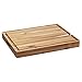 Navaris Tabla de Cortar y Servir - Tabla Doble de Madera para Picar y de Bandeja - Plato para Bonitos Aperitivos quesos Embutidos Pan - 40 x 33 CM