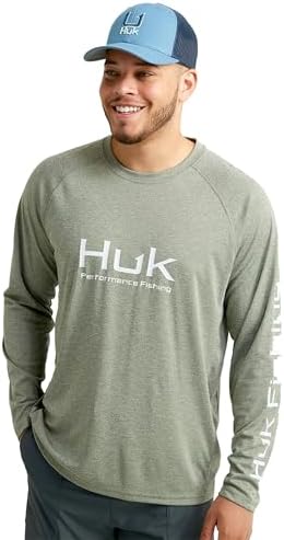 Pursuit Heather Long Sleeve Shirt, Fishing Shirt for Men