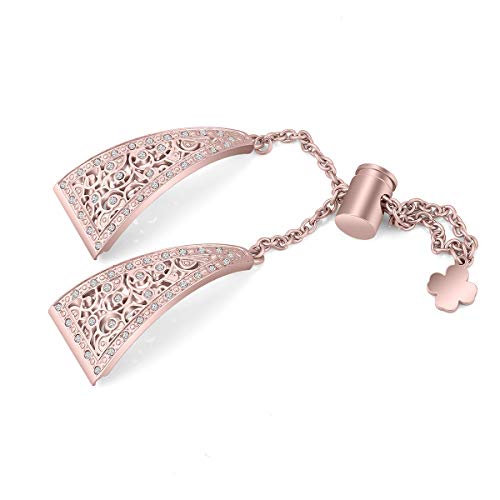 Correa metálica con diamantes para RUXINGX G62 miniatura 4