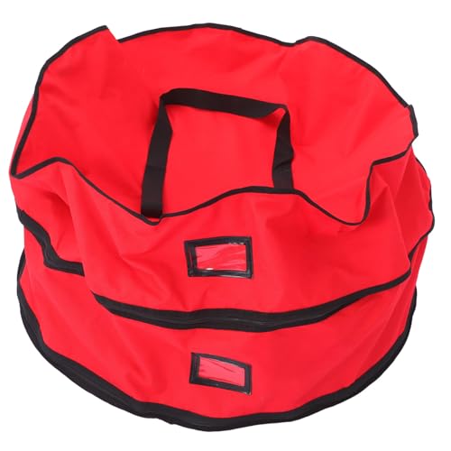 Organizar guirnalda navideña sin aplastarla usando la bolsa con doble capa 2