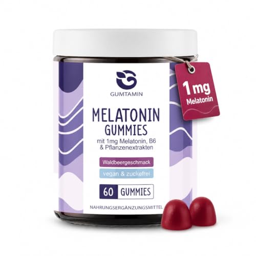 Gumtamin Sleep Melatonin Gummibärchen, 1mg, zuckerfrei – Ansicht 1