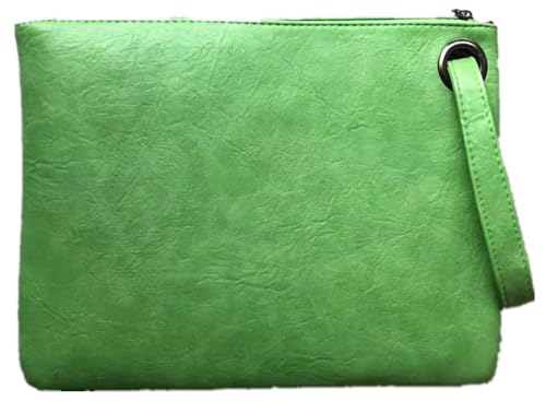 Image of DIHKLCIO Evening Bags Purse Envelop Clutch Chain Shoulder Womens Wristlet Handbag Foldover Pouch black