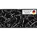 Produktbild AS Country Stone Wandpaneele in Marmoroptik | 60x120 cm | PVC Wandverkleidung aus Kunststoffplatten für Küche, Bad & mehr | Küchenrückwand Platte Wandpaneel | Black White