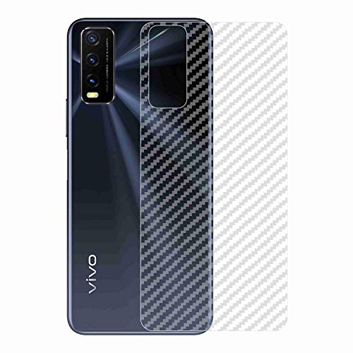 Image of Compatible with Vivo Y20 Back Screen Protective Film Carbon Fiber Skin Transparent Screen Guard Sticker
