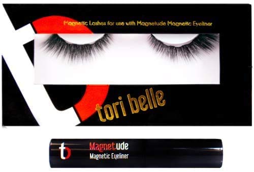 Tori Belle Winter Wonderlash Magnetic Eyeliner and Lash Bundle: Black Color (12 mm lash length)